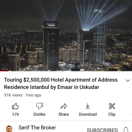 شقة Serviced Luxurious 3+1 In Address Emaar Square اسطنبول